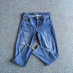 Super skinny stretch ankle jeans/ denim